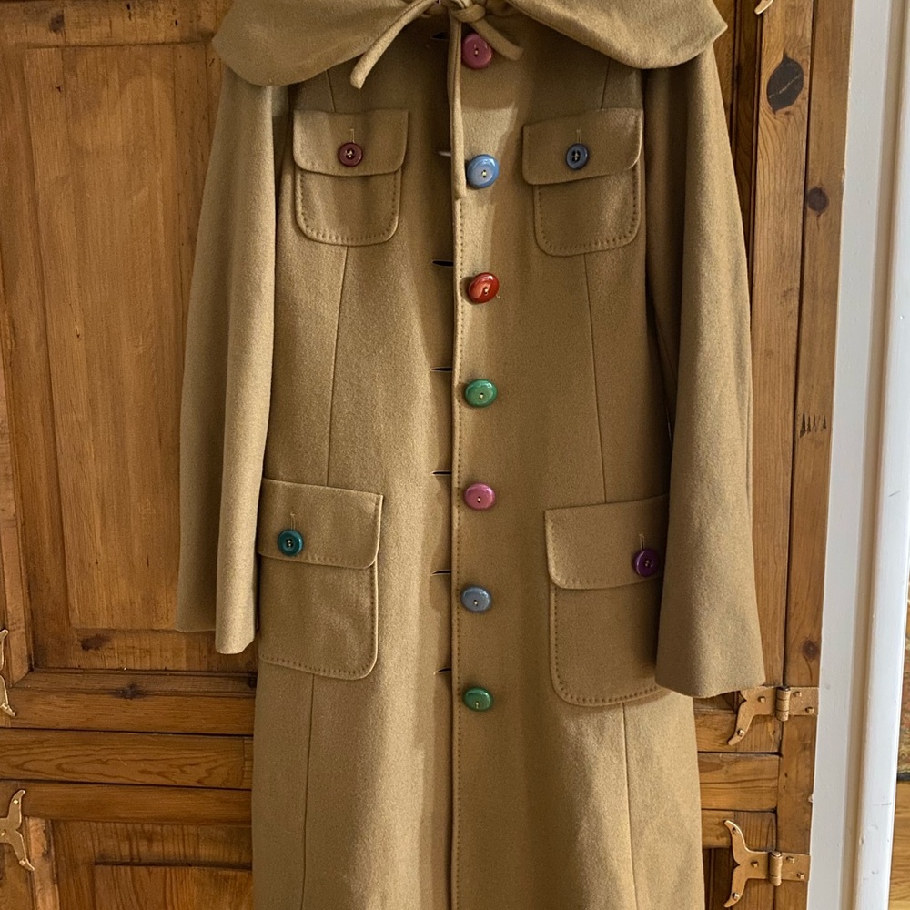 MOSCHINO trench coat with colorful buttons